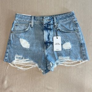F21 Retro High Rise Jean Shorts